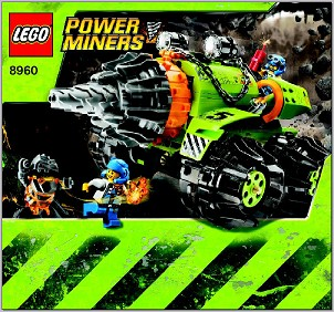 8960 Thunder Driller (Used) LEGO Power Miners product image 2, provided for visual reference and product detail review