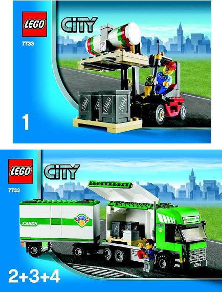 7733 Truck & Forklift (Certified) LEGO City product image 2, provided for visual reference and product detail review