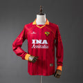 Rome Jersey 1999-00 Home Retro Football Kit Long Sleeves product image 1