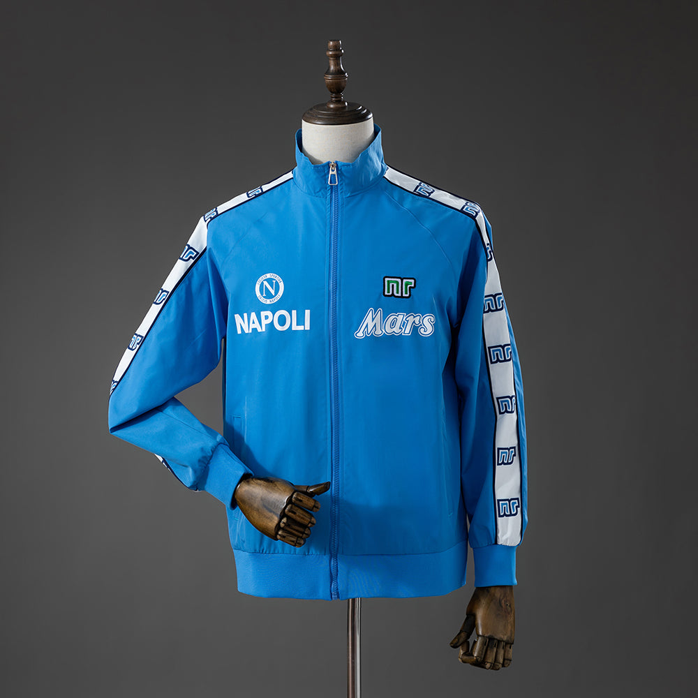 Napoli Windbreaker 1988-1989 Blue Football Soccer Jacket product image 1