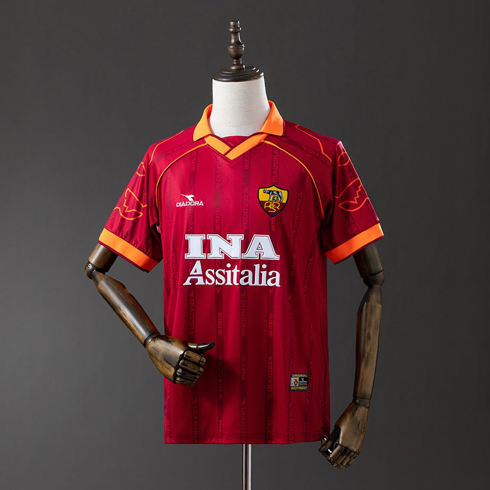 Rome Jersey 1999-00 Home Retro Football Kit product image 1