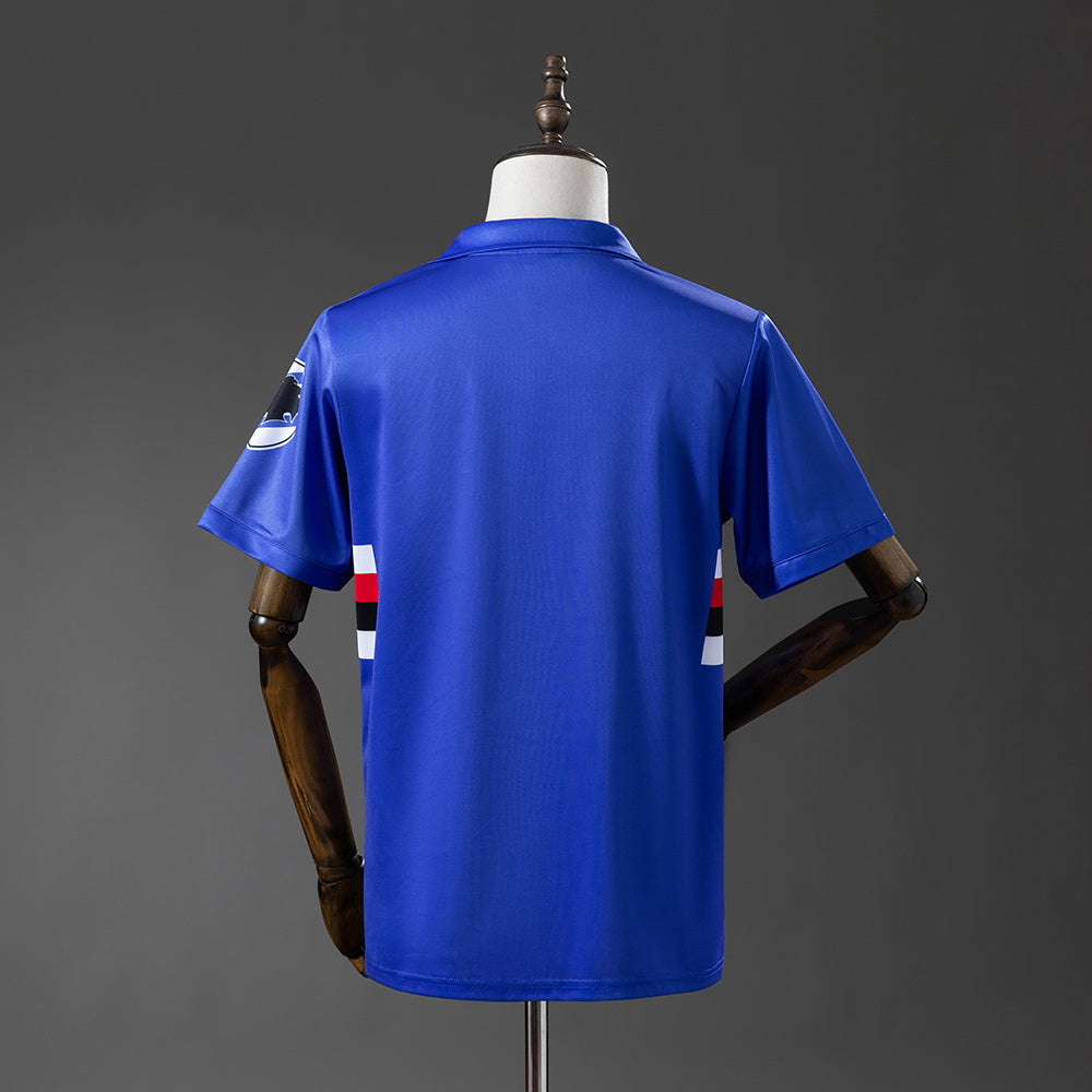 Sampdoria Jersey 1991-92 Home Retro Football Kit product image 2