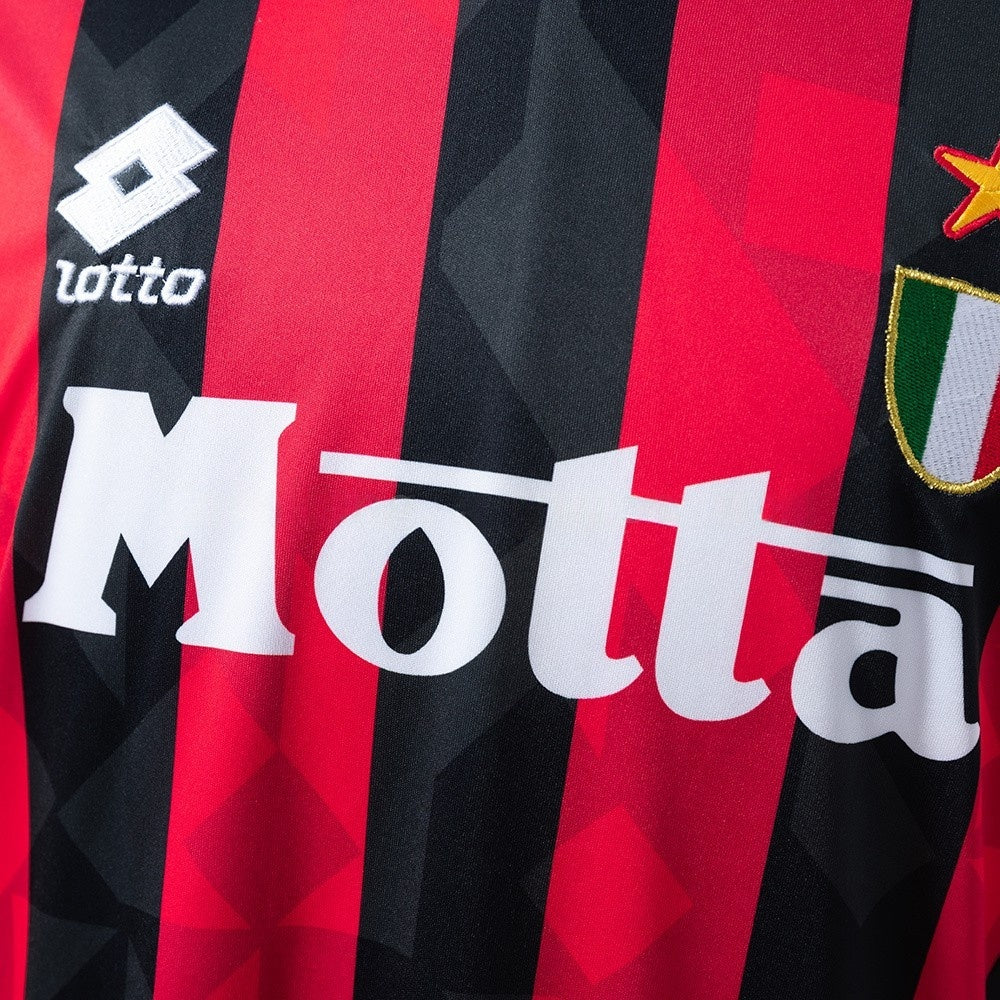 AC Milan Jersey 1993-94 Home Retro Football Kit Long Sleeves product image 6