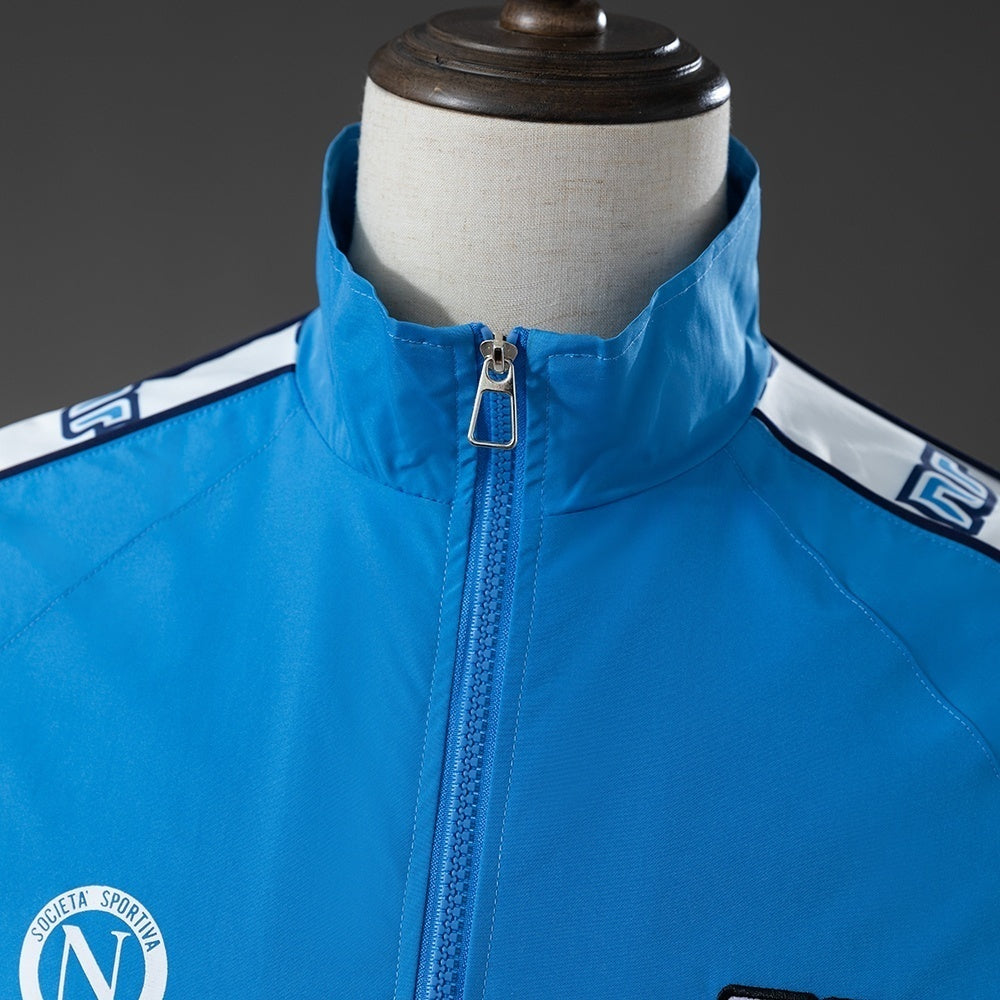 Napoli Windbreaker 1988-1989 Blue Football Soccer Jacket product image 8