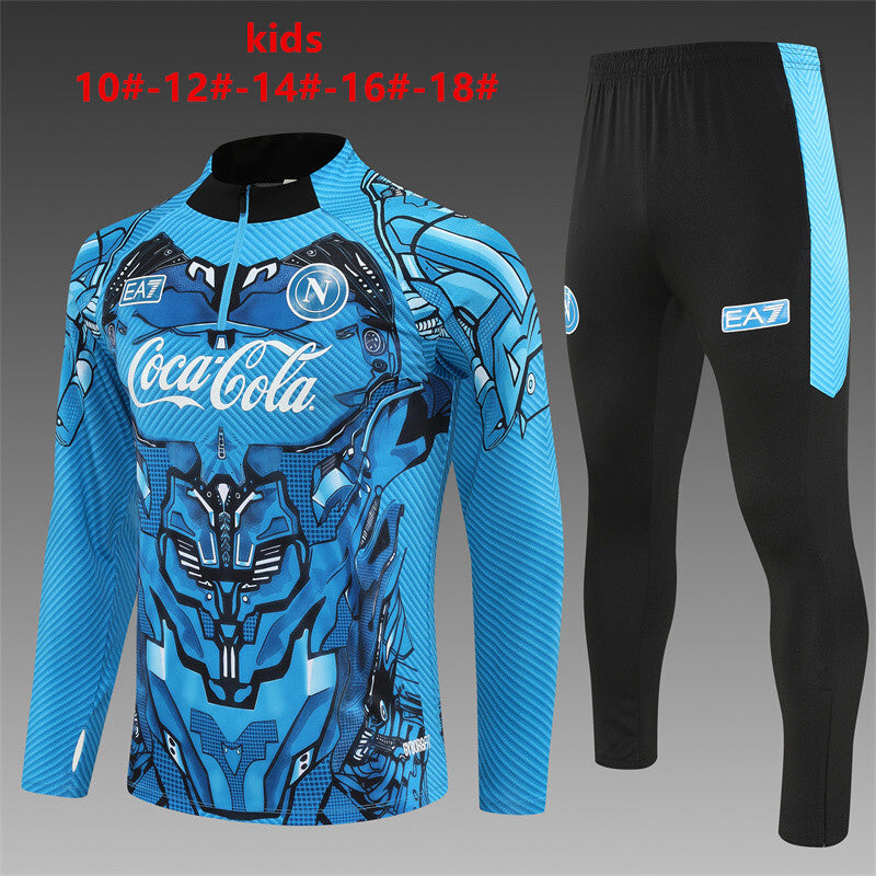 Kids SSC Napoli Training Tracksuits 25/26 Football Kit