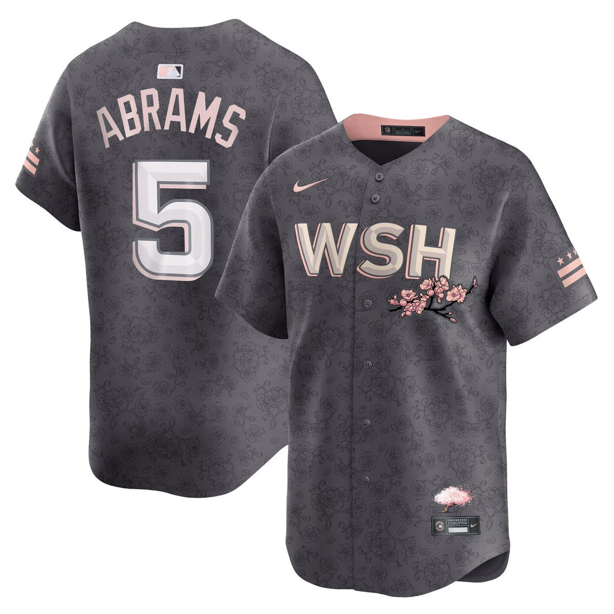 CJ Abrams Washington Nationals City Connect Jersey - Gray product image 1
