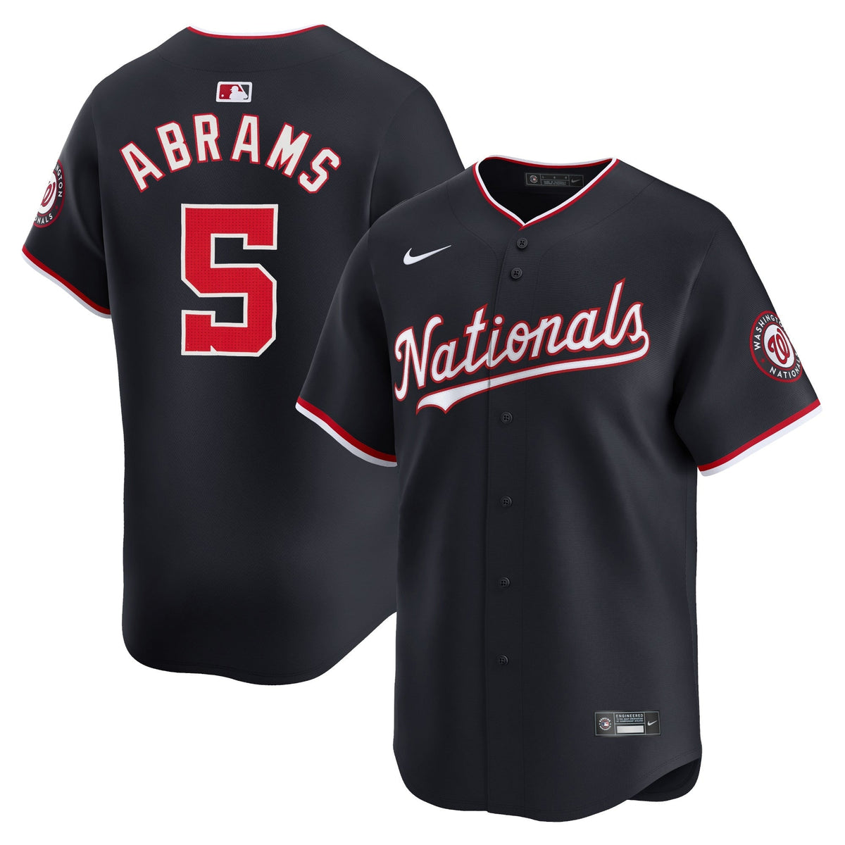 CJ Abrams Washington Nationals Alternate Jersey - Navy product image 1