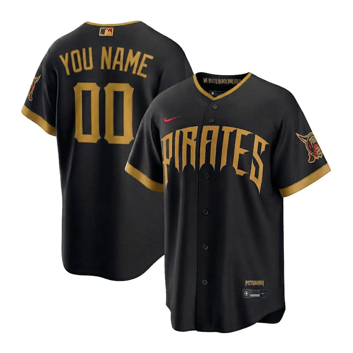 Custom Pittsburgh Pirates 2026 City Connect Stadium Jersey product image 1