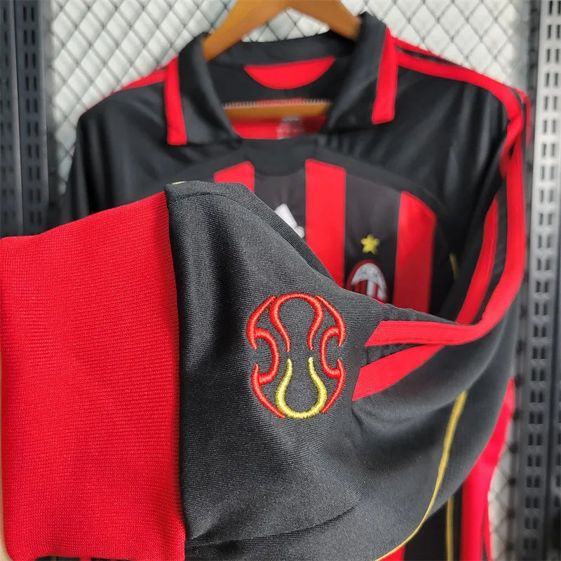 AC Milan Jersey Home Kit 2006 2007 Retro Long Sleeves product image 9
