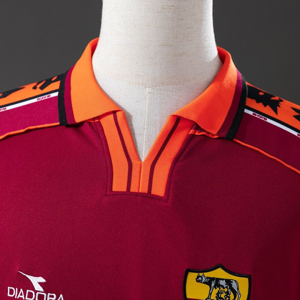 Rome Jersey 1998-99 Home Retro Football Kit product image 7
