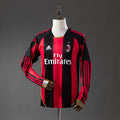 AC Milan Jersey 2010-11 Home Retro Kit Long Sleeves product image 1