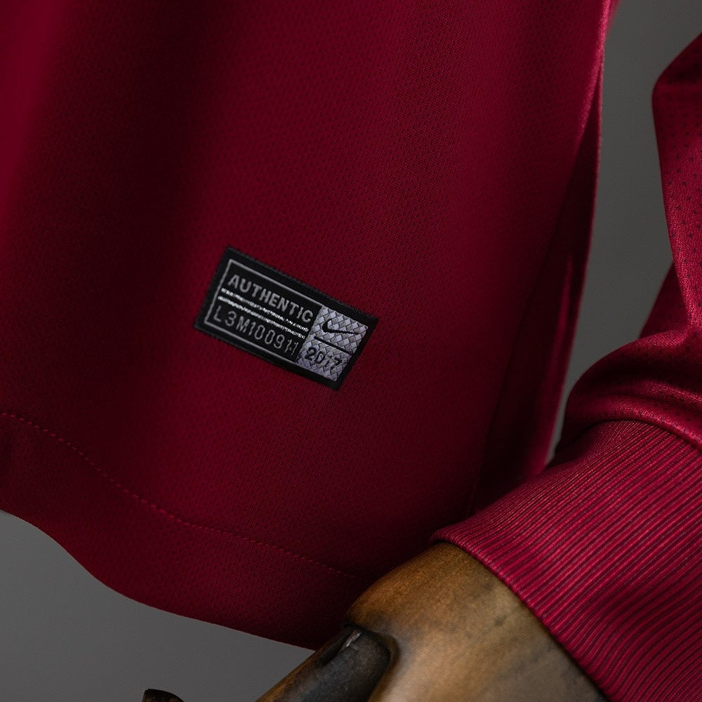 Rome Jersey 2017-18 Home Retro Football Kit Long Sleeves product image 3