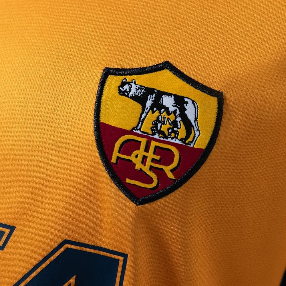 Rome Jersey 2001-02 Home Retro Football Kit Long Sleeves product image 5