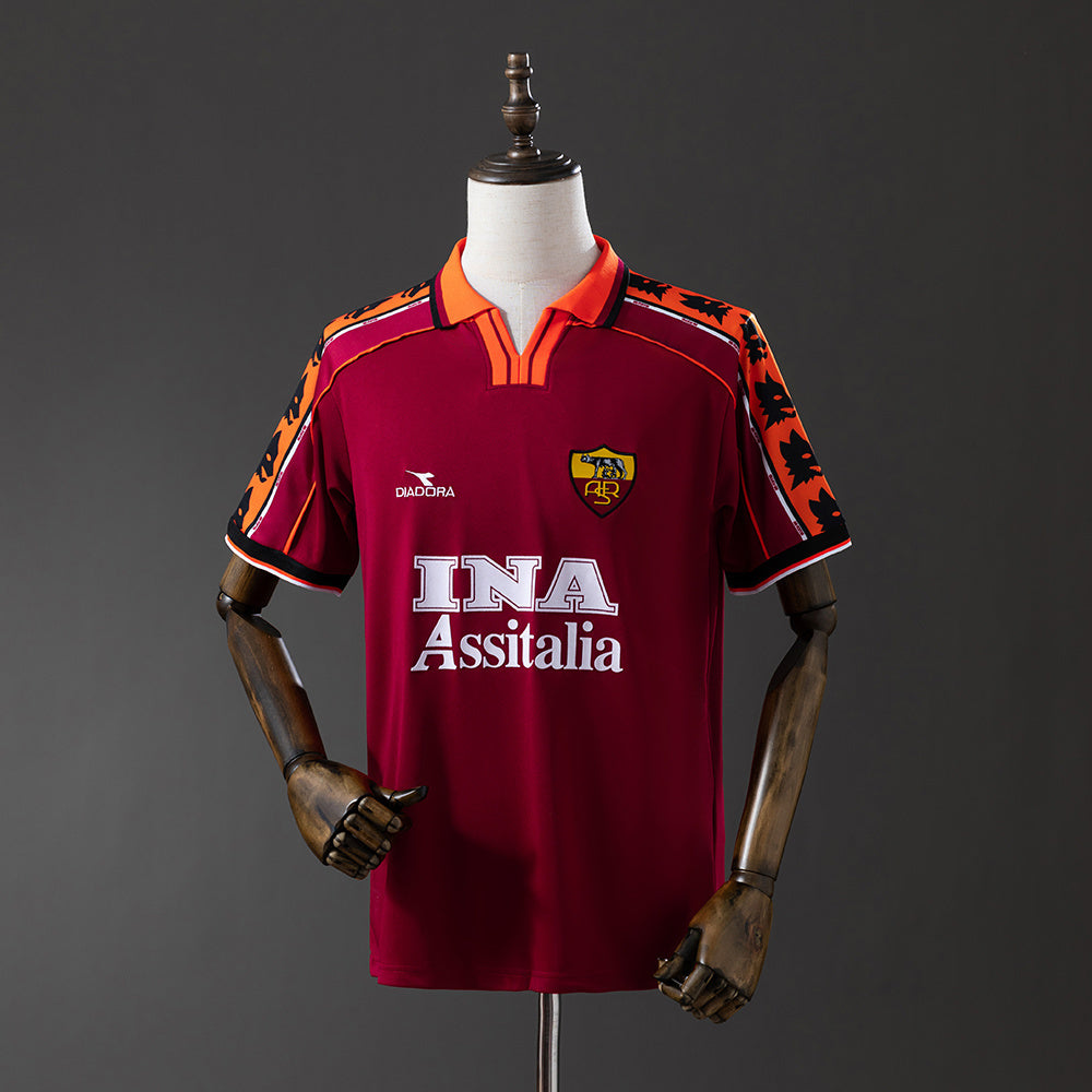 Rome Jersey 1998-99 Home Retro Football Kit product image 1