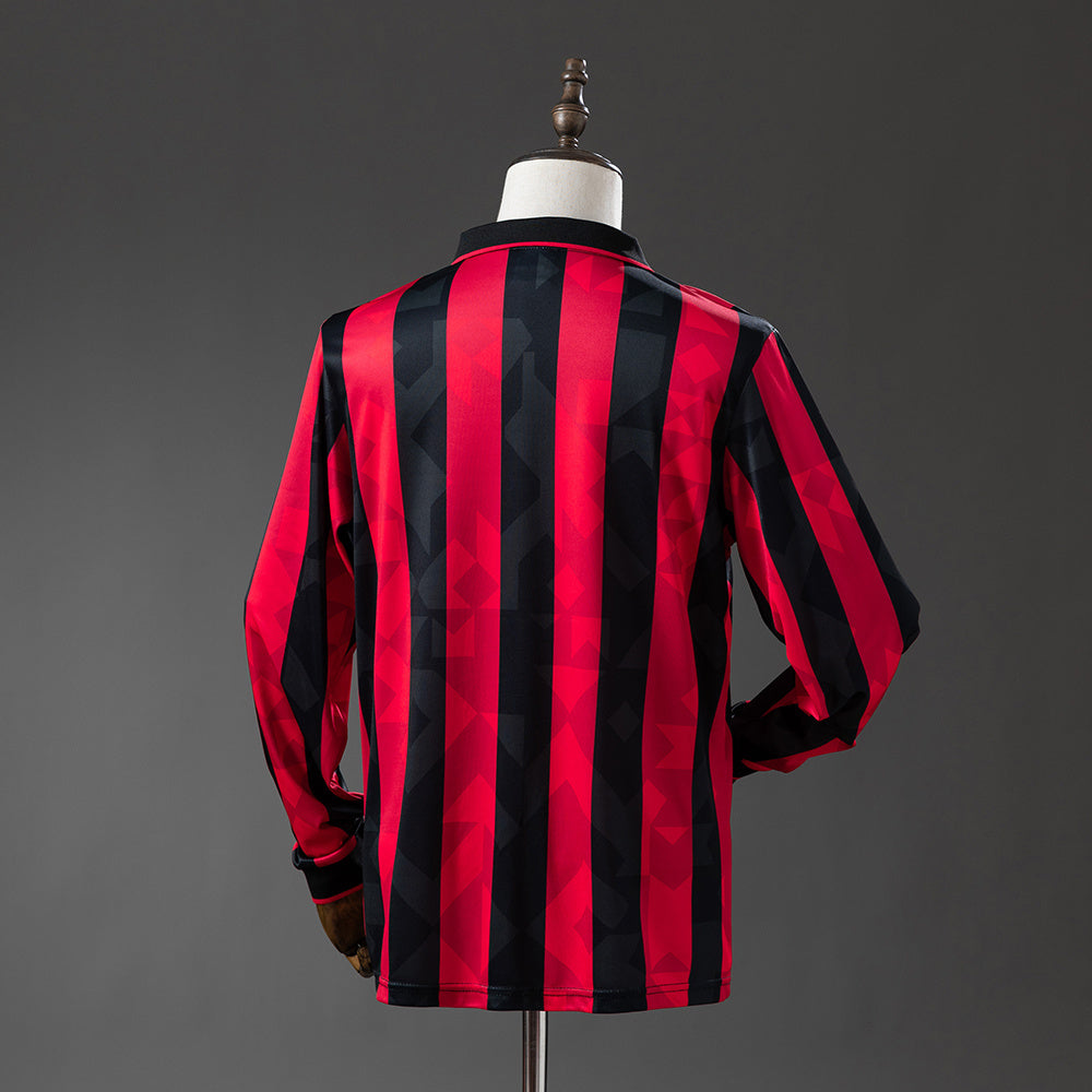 AC Milan Jersey 1993-94 Home Retro Football Kit Long Sleeves product image 2