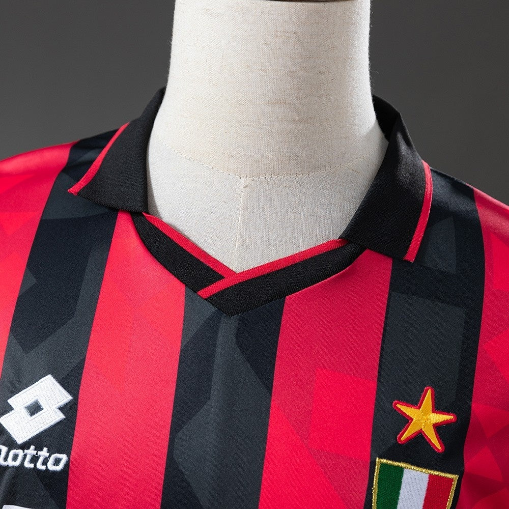 AC Milan Jersey 1993-94 Home Retro Football Kit Long Sleeves product image 7