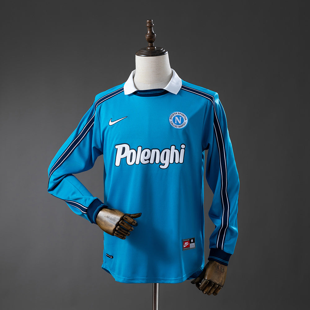 Napoli Home Jersey 1998-99 Retro Football Kit Long Sleeves product image 1