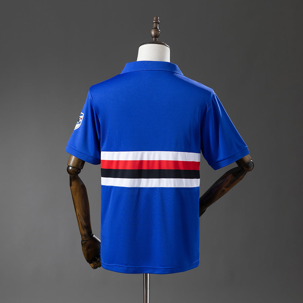 Sampdoria Jersey 1984-88 Home Retro Football Kit product image 2