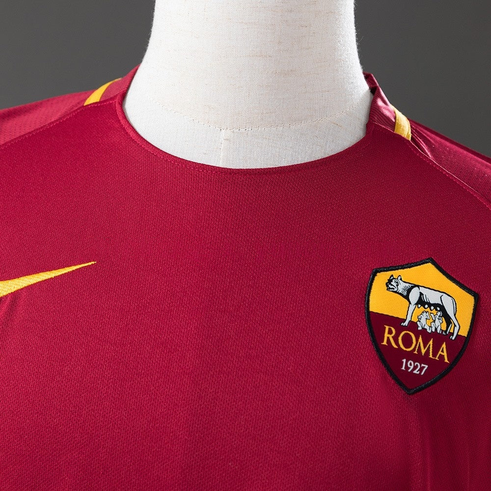 Rome Jersey 2017-18 Home Retro Football Kit Long Sleeves product image 7