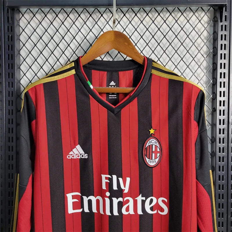 AC Milan Jersey Home Kit 2013 2014 Retro Long Sleeves product image 7