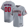 Custom Washington Nationals Road Jersey - Gray product image 1