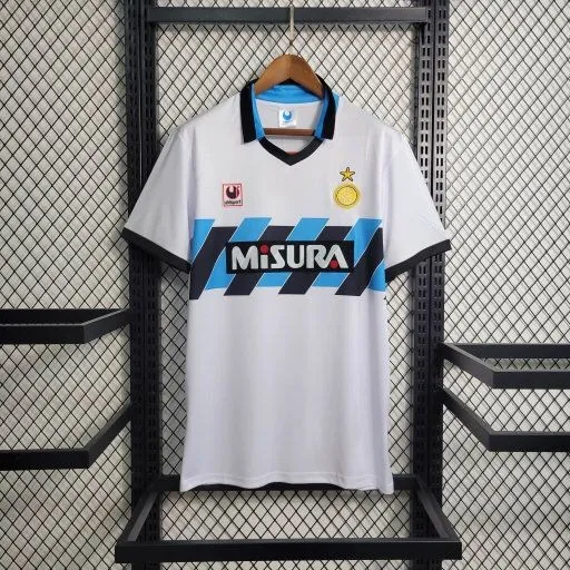 Inter Milan Jersey Away Kit 90/91 Retro Football Team product image 1