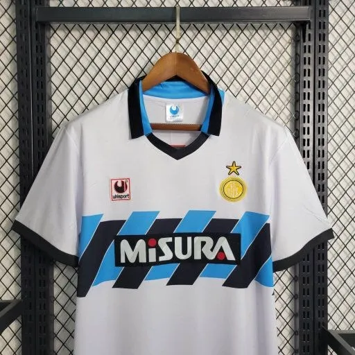 Inter Milan Jersey Away Kit 90/91 Retro Football Team product image 5