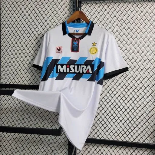 Inter Milan Jersey Away Kit 90/91 Retro Football Team product image 6