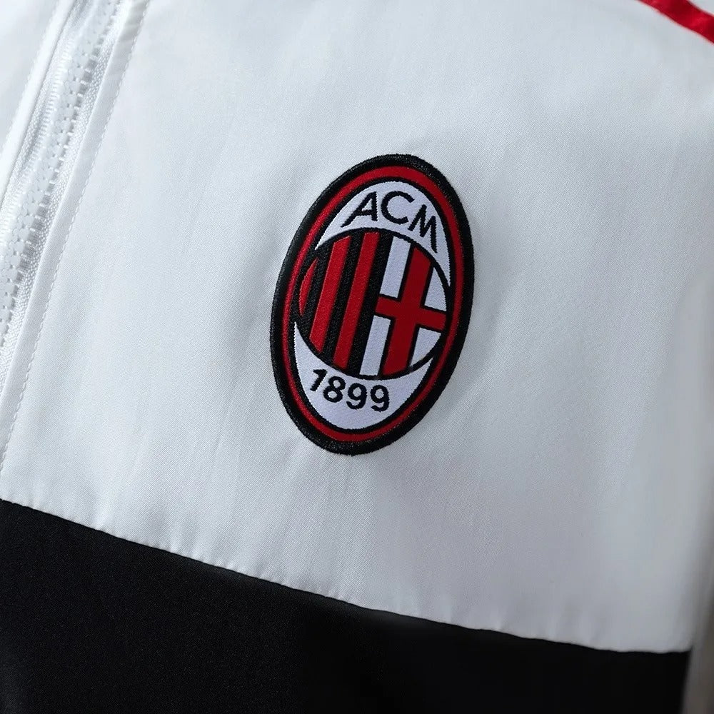 AC Milan Windbreaker 2025/26 White Football Kit product image 2
