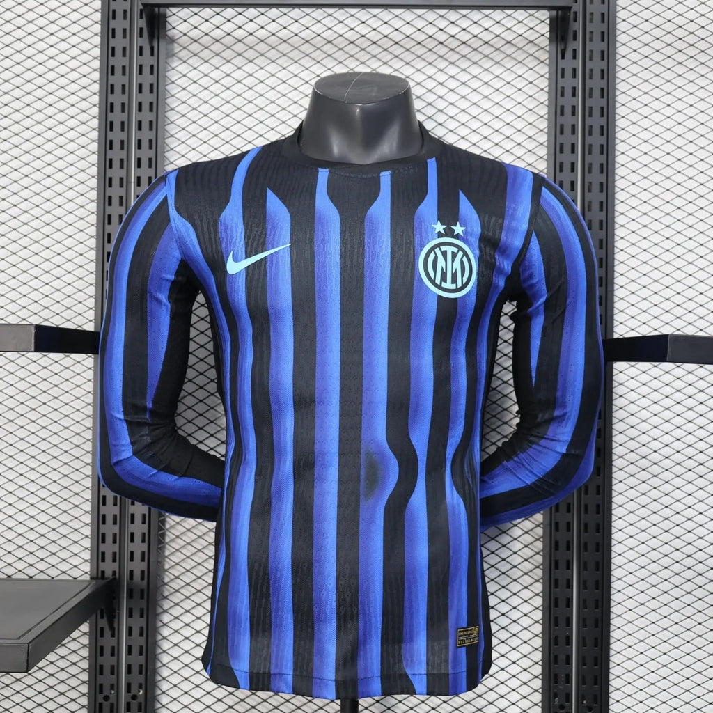 player version inter milan home jersey 25/26 long sleeves product image 1