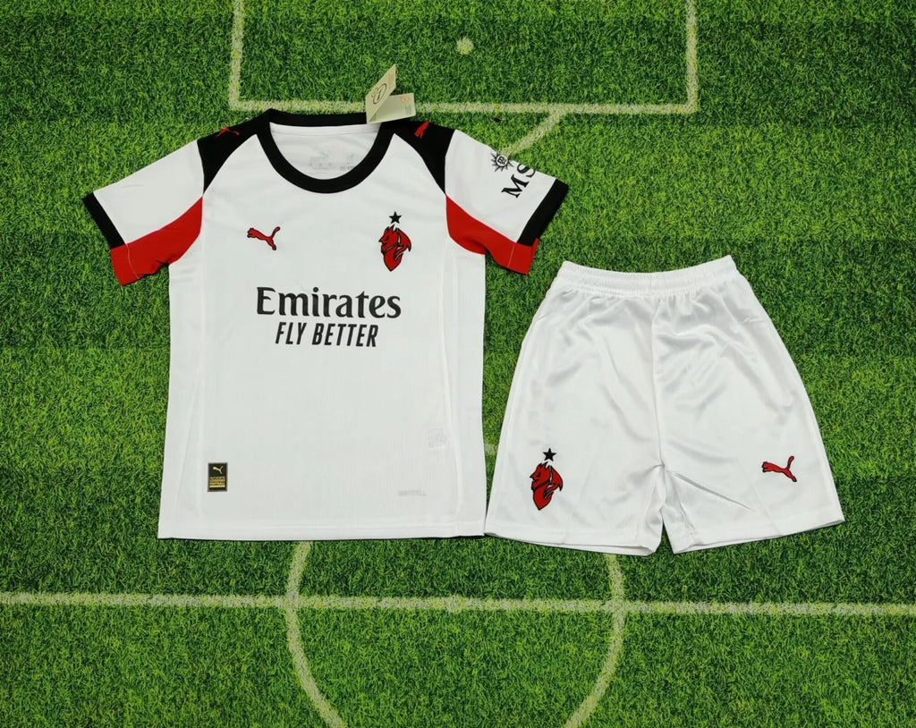 kids ac milan jersey 25/26 away football kit soccer product image 1