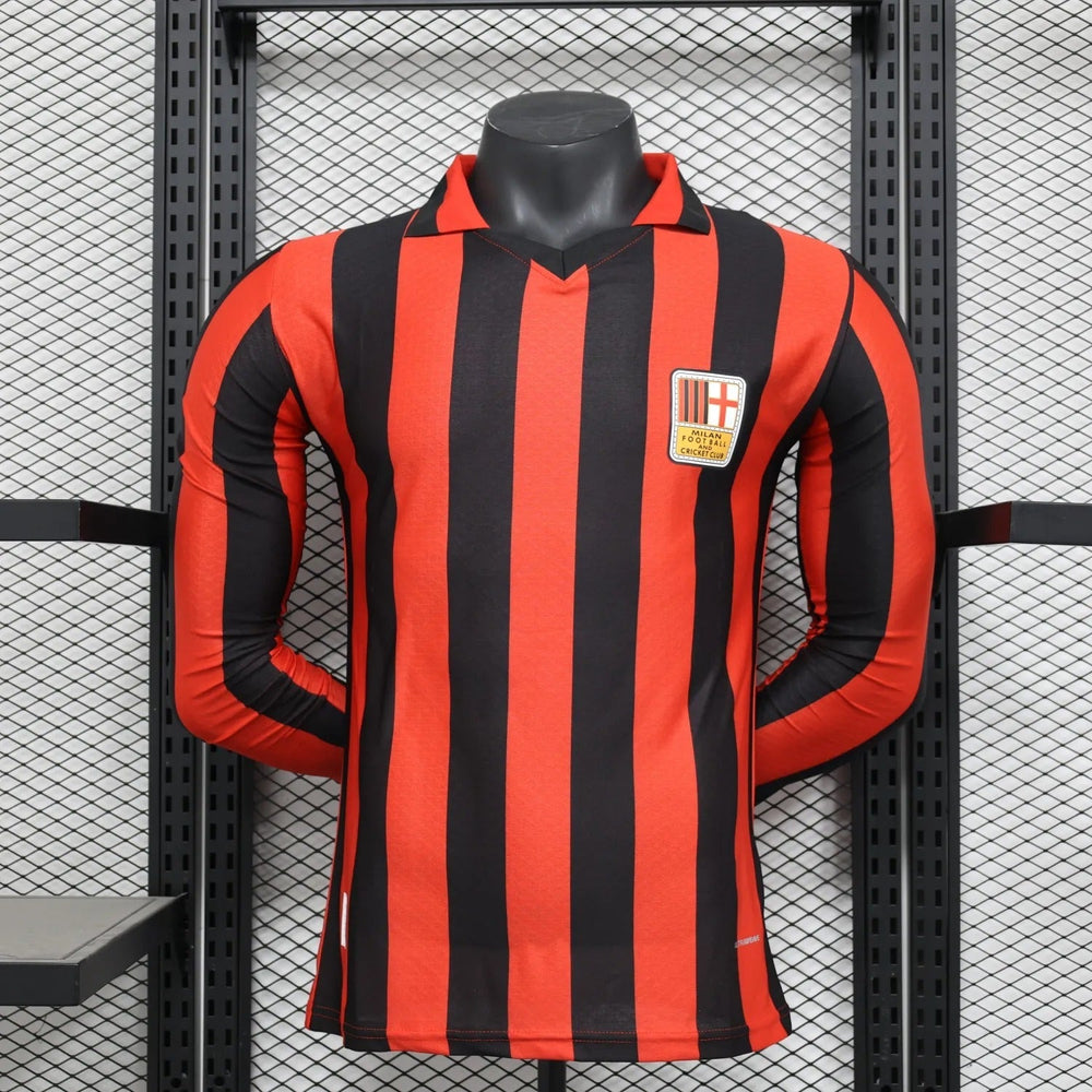 Player Version AC Milan Jersey 25/26 Long sleeves 125-Year