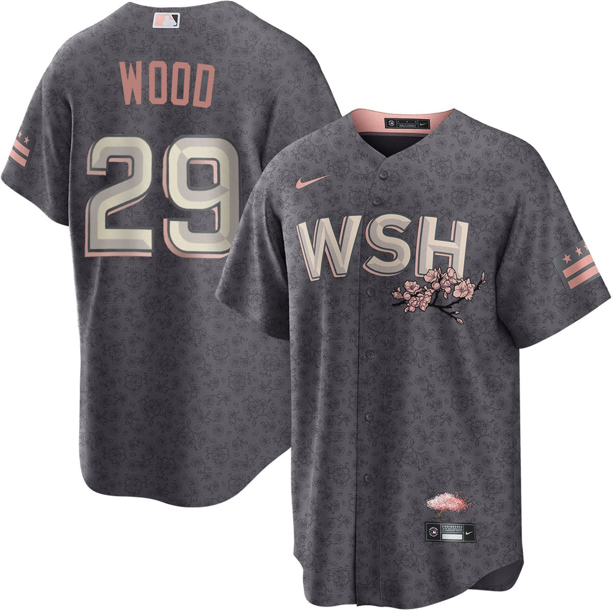 James Wood Washington Nationals City Connect Jersey - Gray product image 1