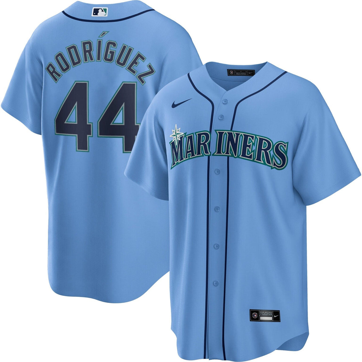 Julio Rodriguez Seattle Mariners Alternate Jersey – Light product image 1