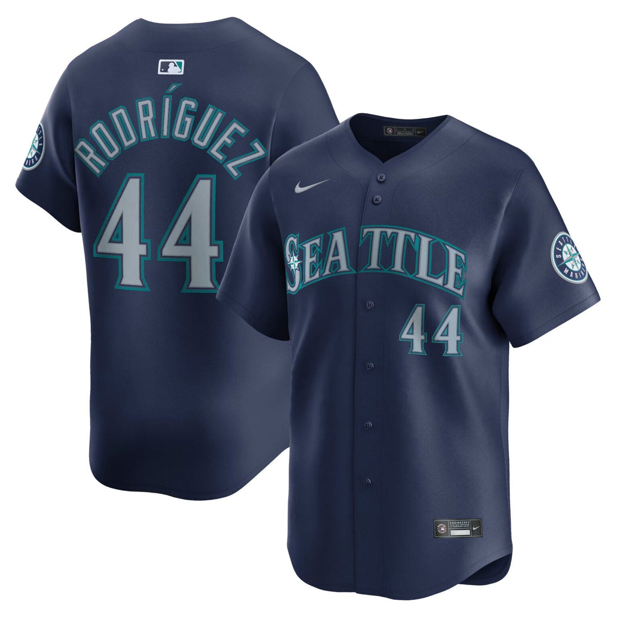 Julio Rodriguez Seattle Mariners Road Limited Jersey – Navy product image 1