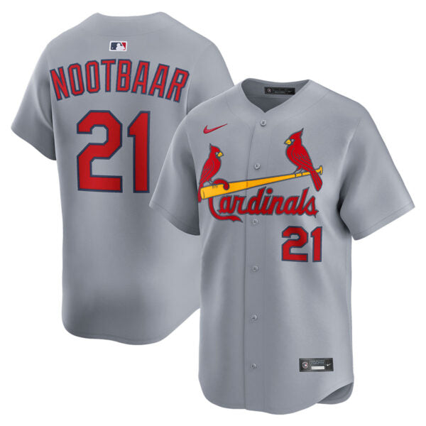 Lars Nootbaar St. Louis Cardinals Road Limited Jersey - Gray product image 1