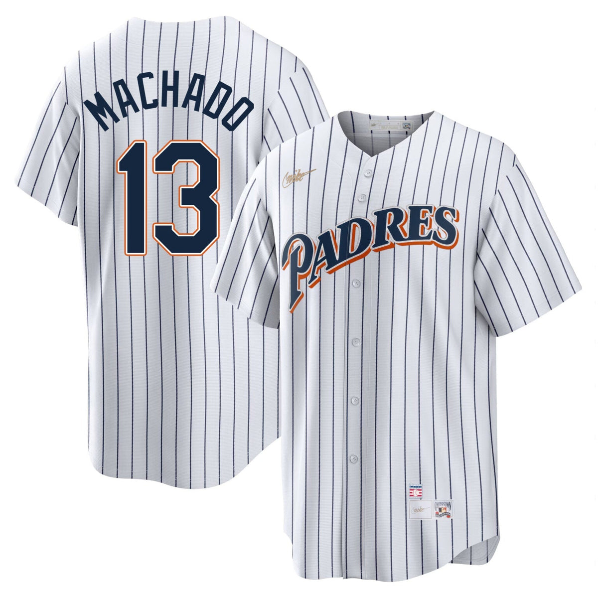 Manny Machado San Diego Padres 1998 Cooperstown Jersey – product image 1