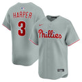 Bryce Harper Philadelphia Phillies Road Jersey - Gray product image 1
