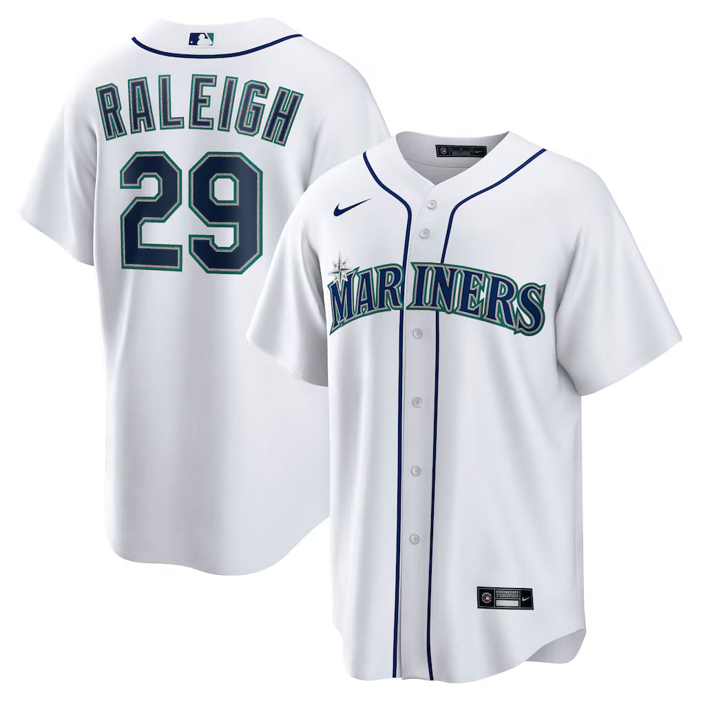 Cal Raleigh Seattle Mariners Home Jersey - White product image 1