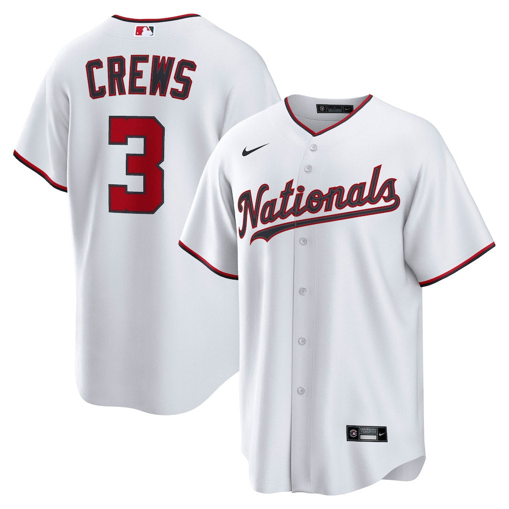 Dylan Crews Washington Nationals Home Jersey - White product image 1