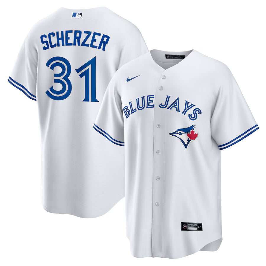 Max Scherzer Toronto Blue Jays Home Jersey - White product image 1