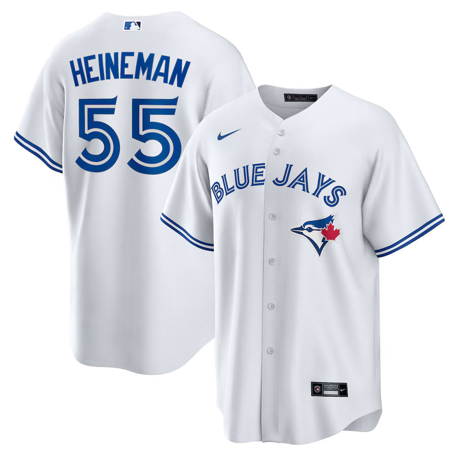 Tyler Heineman Toronto Blue Jays Home Jersey - White product image 1