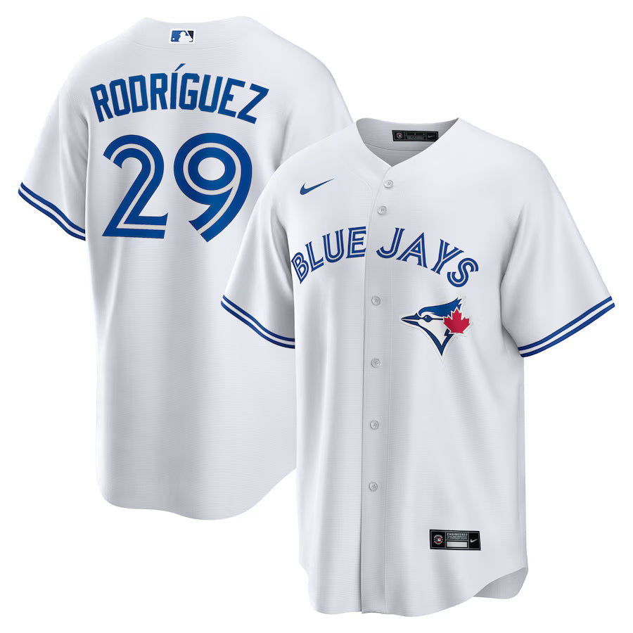 Yariel Rodriguez Toronto Blue Jays Home Jersey - White product image 1