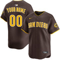 Custom San Diego Padres Away Jersey - Brown product image 1
