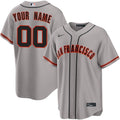 Custom San Francisco Giants Away Jersey - Gray product image 1